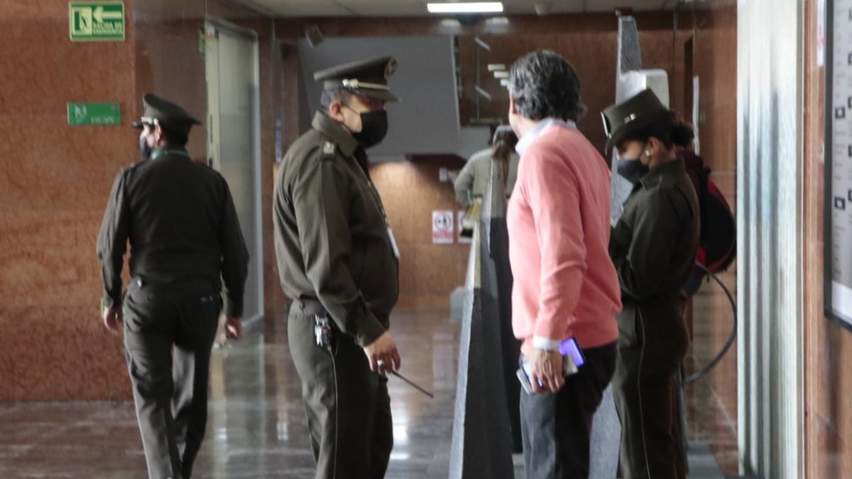 Controles en la Asamblea Nacional.