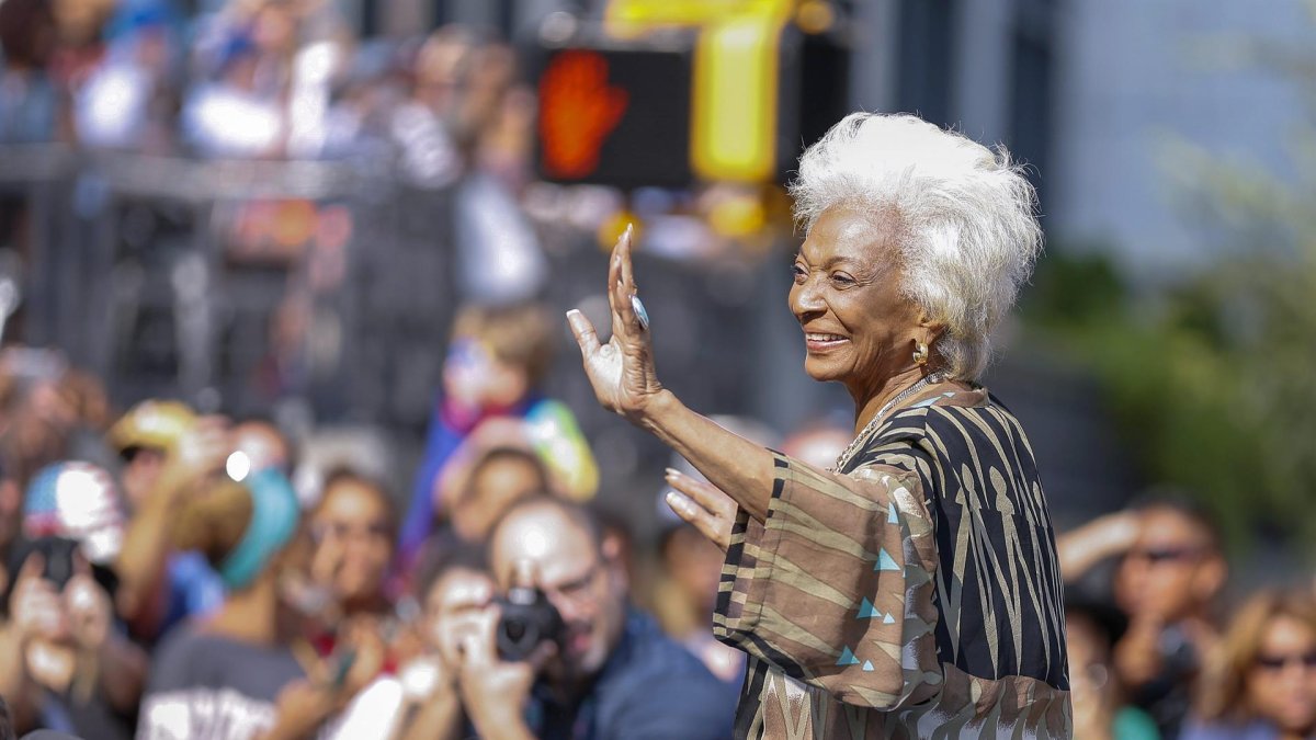 La actriz Nichelle Nichols, que interpretó a Uhura en la serie original de Star Trek, en una fotografía de archivo.