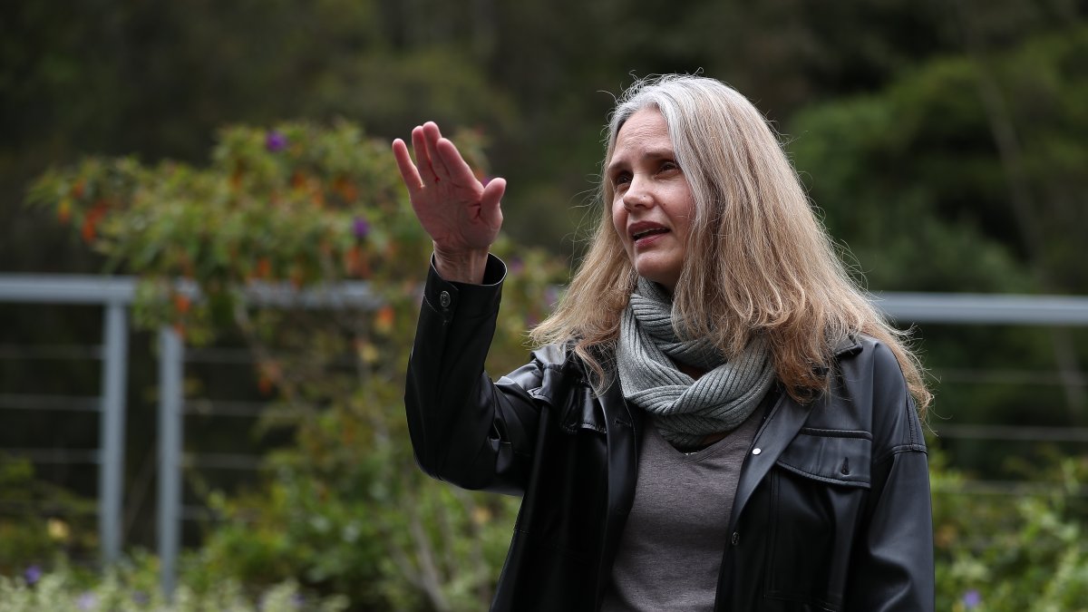 La actriz Anahí Hoeneisen, protagonista del filme “Lo invisible”, en una fotografía de archivo.