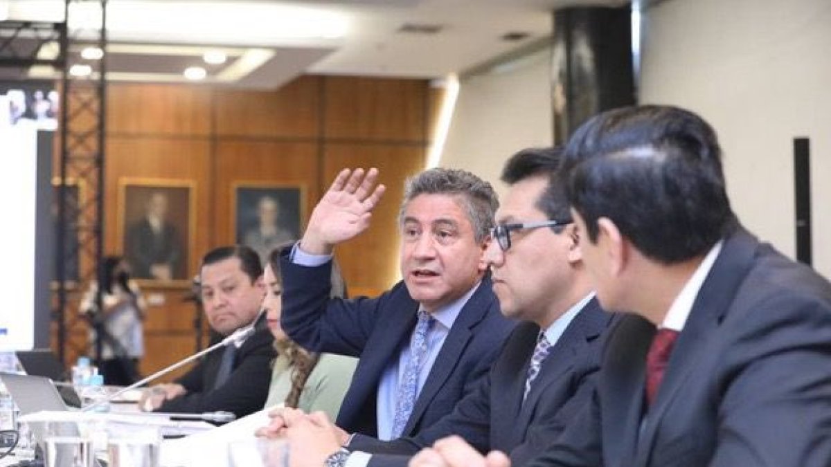 El presidente de la Asamblea, Virgilio Saquicela, advirtió que el juicio puede durar hasta dos días por la cantidad de procesados.