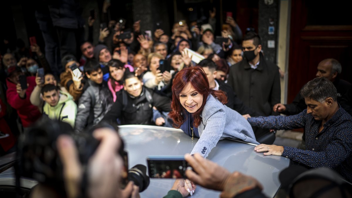 Un hombre fue detenido este jueves en Buenos Aires tras intentar disparar contra la vicepresidenta argentina