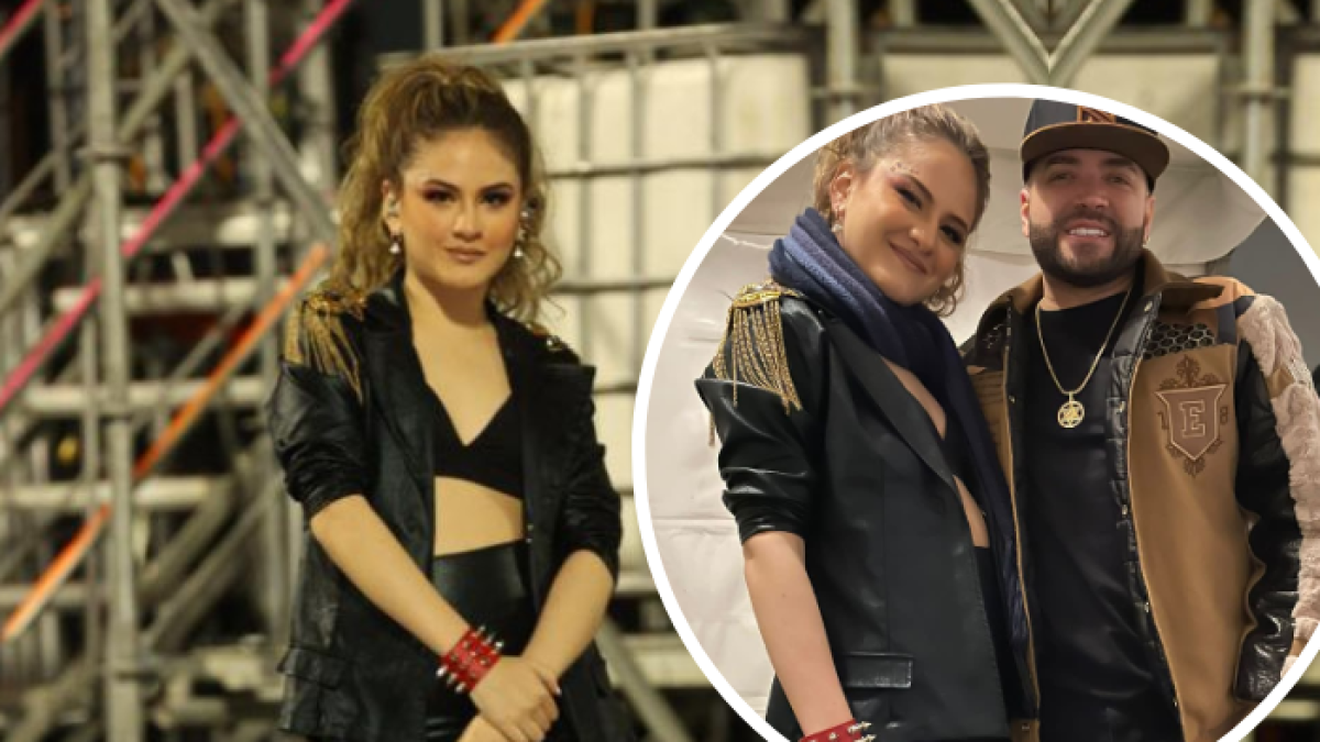 Mar junto al cantante venezolano Nacho.