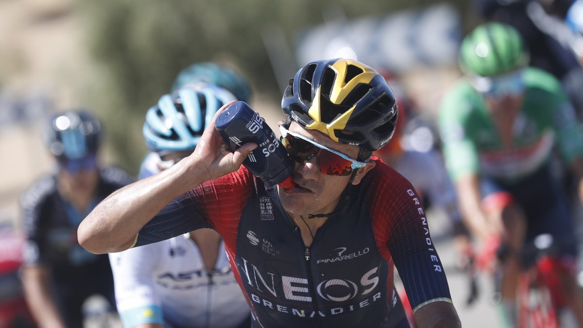 Richard Carapaz ganó la etapa 14 de la Vuelta a España.