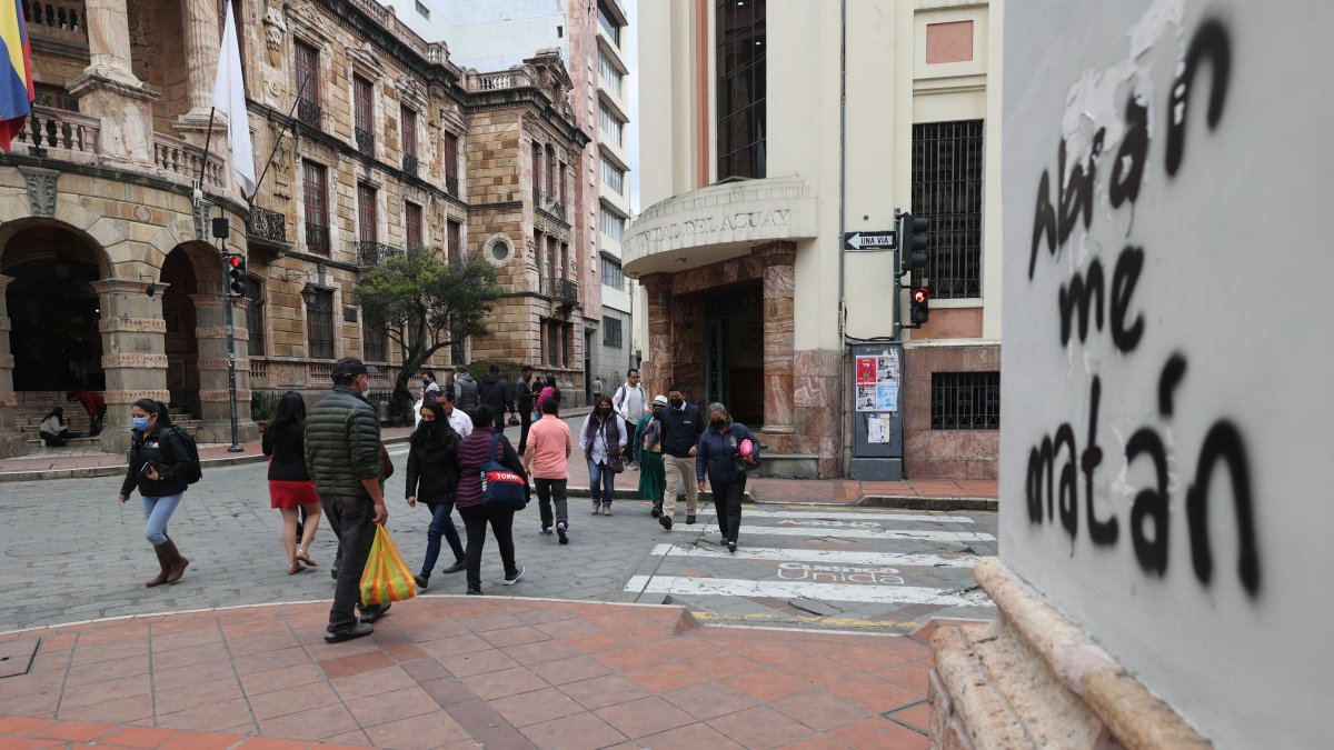 Estas palabras fueron escritas en la pared de una iglesia.