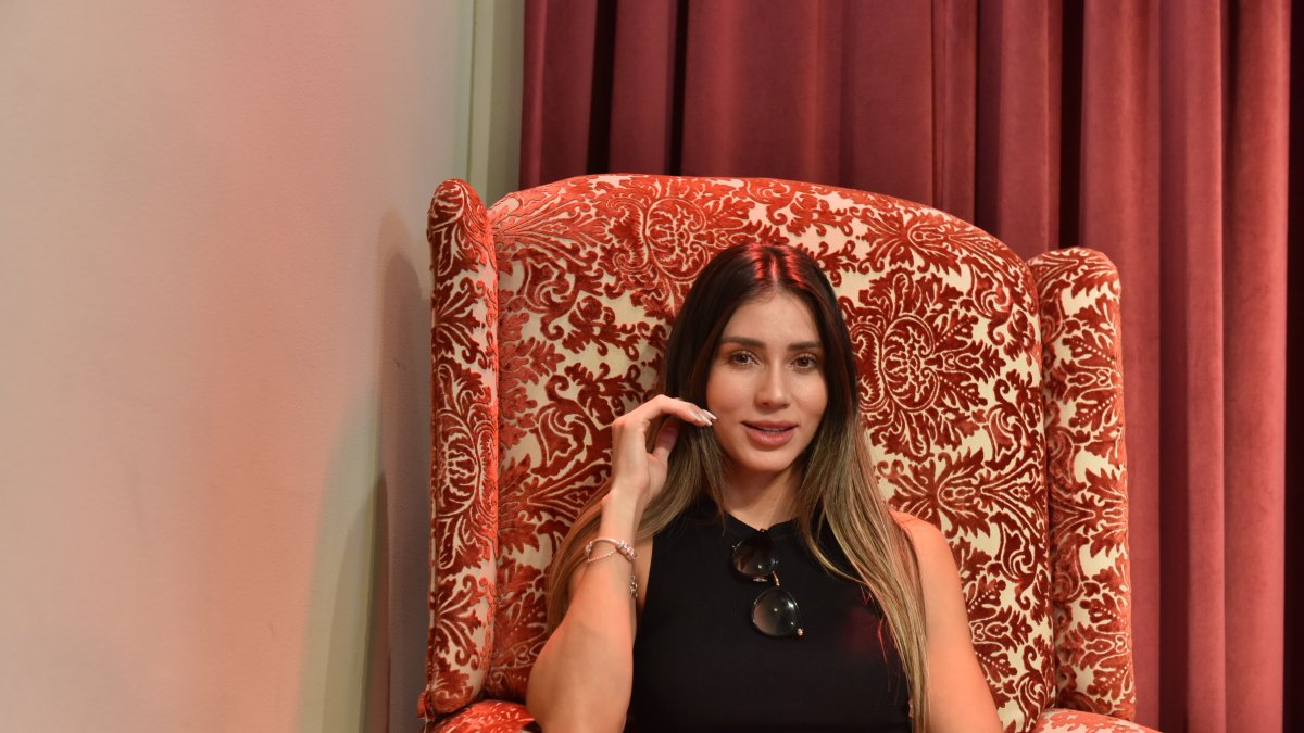 La colombiana fue reina de belleza.