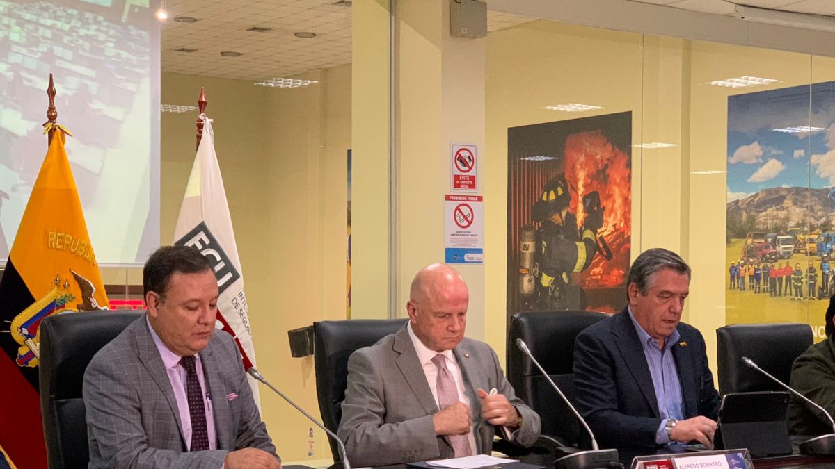 Rueda de prensa del COE Nacional, el 6 de septiembre.