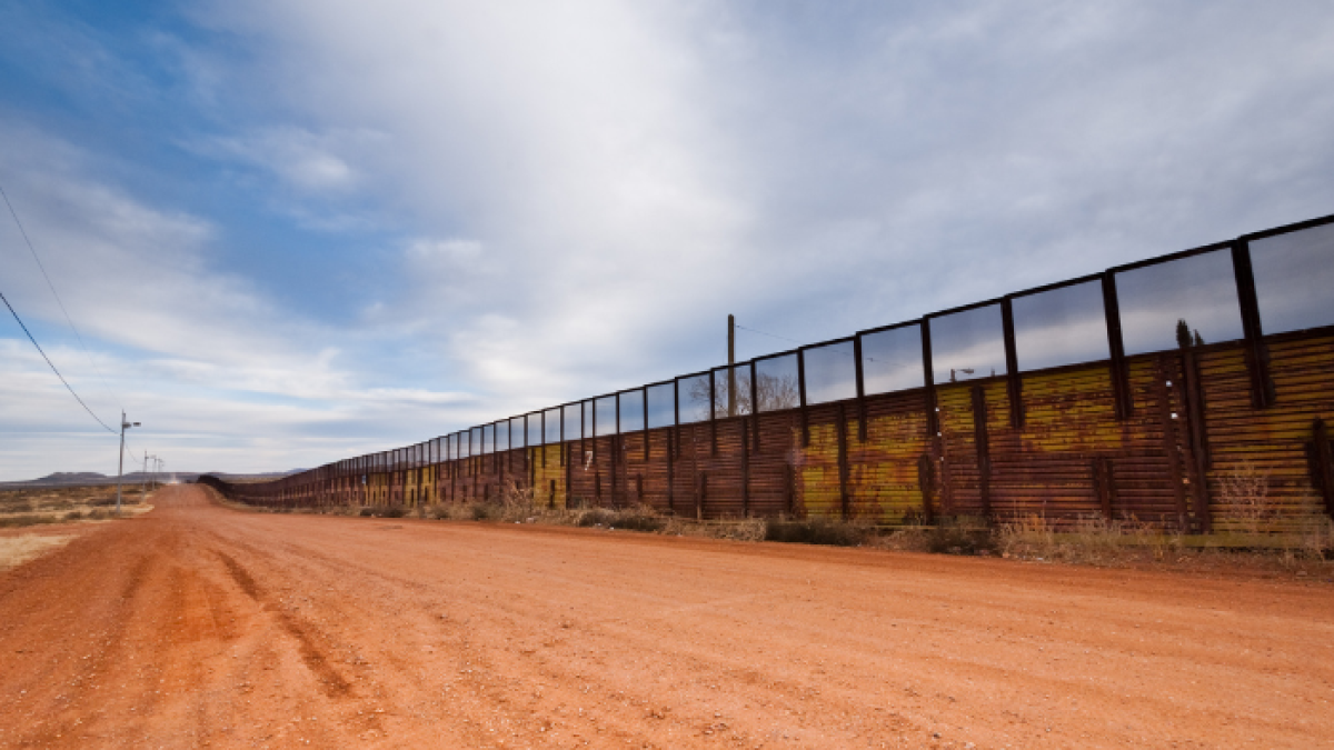 Referencial frontera de México.