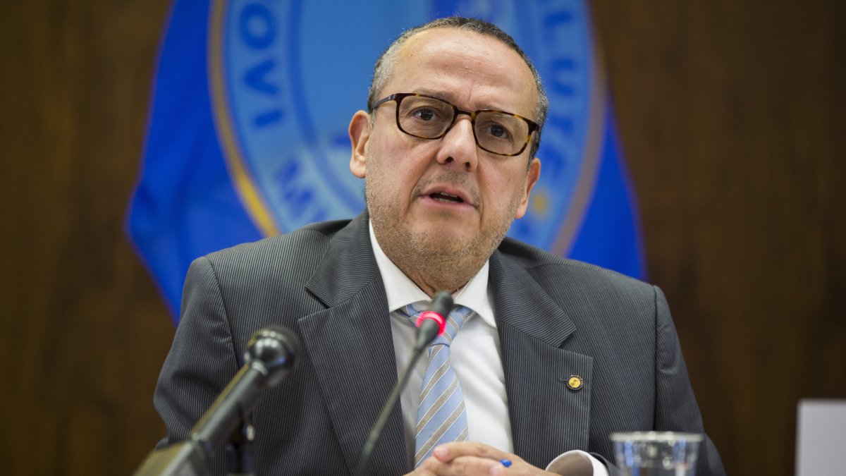 Imagen de archivo del director del Departamento de Enfermedades Transmisibles y Análisis de Salud del organismo, Marcos Espinal.