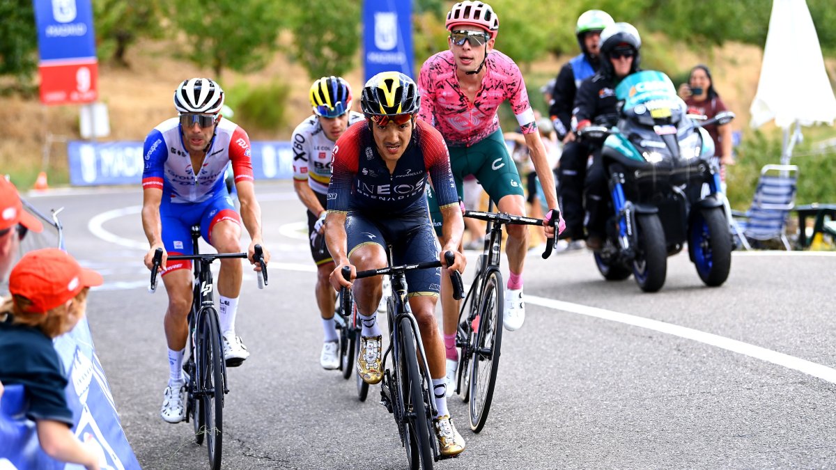 Richard Carapaz es el ciclista mejor ubicado en la clasificación de montaña.