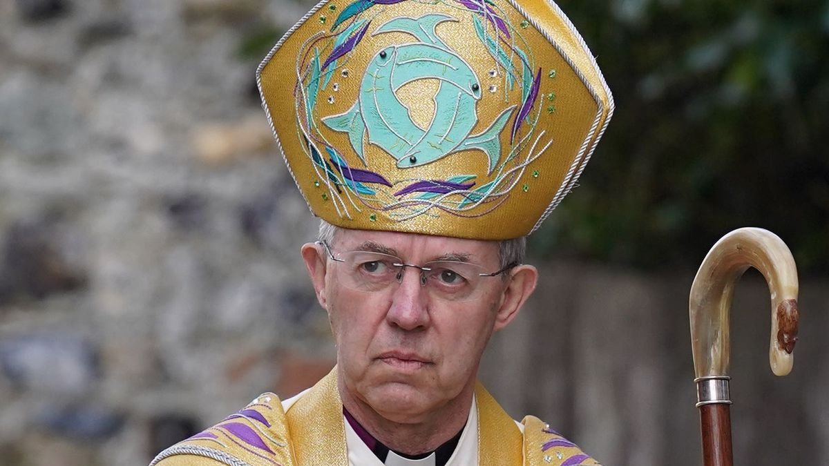 El arzobispo de Canterbury, Justin Welby, primado de la Iglesia de Inglaterra.