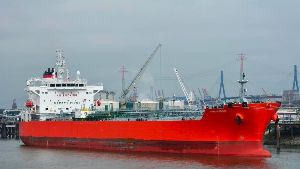 Nave. El buque que transporte 295.000 barriles de nafta está en Ecuador desde ayer, según Tartan.