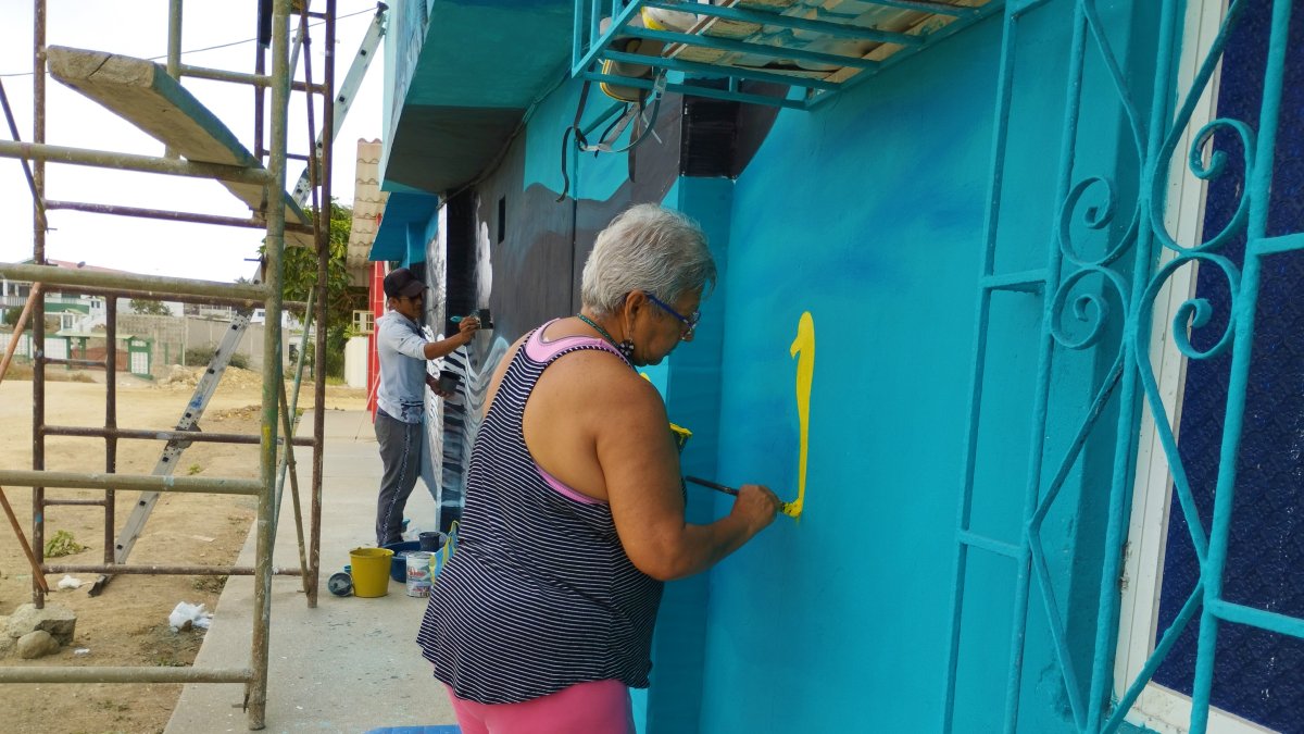 Coloridos escenarios. En los  sitios intervenidos ahora hay vida; y con el cambio, son más jóvenes y adultos los que se han sumado a la transformación.