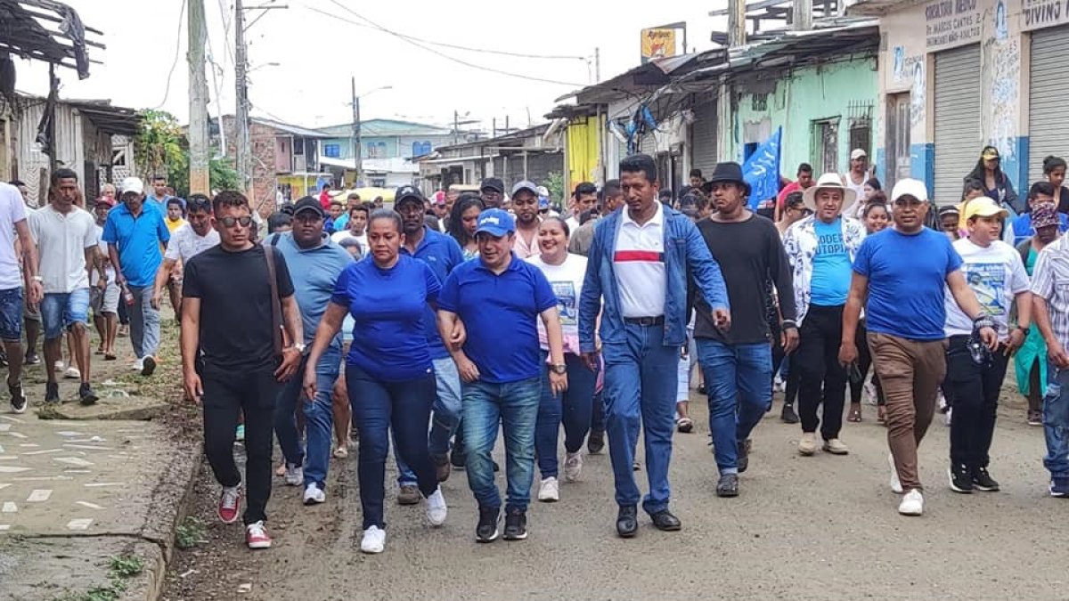 Muisne. En el cantón esmeraldeño se registran actividades proselitistas.