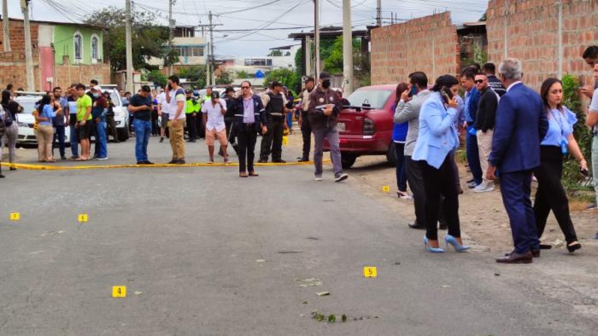 Muerto. En Manta, provincia de Manabí, la fiscal Luz Marina Delgado y un asistente fueron asesinados en mayo pasado bajo la modalidad de sicariato.