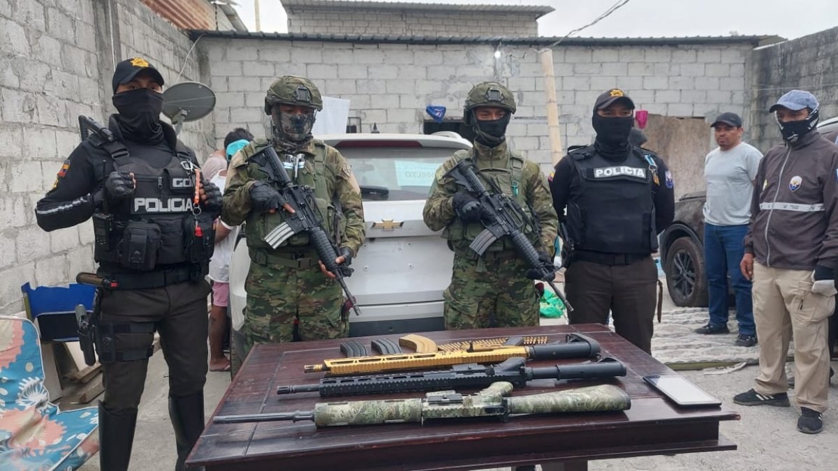 Personal de la Policía Nacional participó del operativo.