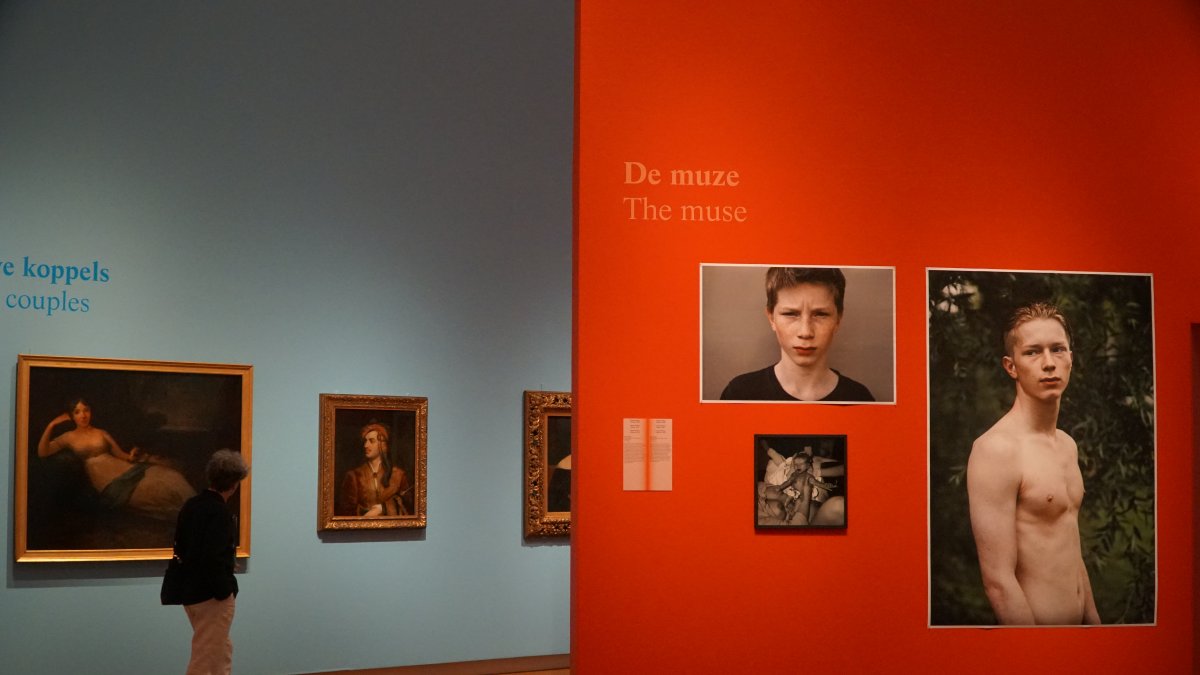 Retratos en la exposición de 