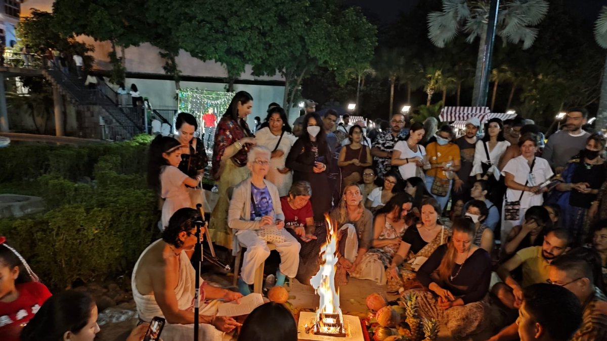 Malecón. Los visitantes participaron de varios rituales.