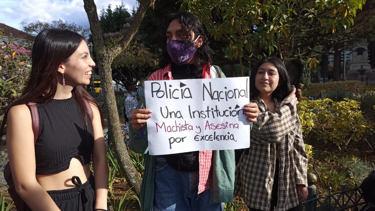 Las mujeres convocadas en el parque Calderón exigieron que las autoridades 