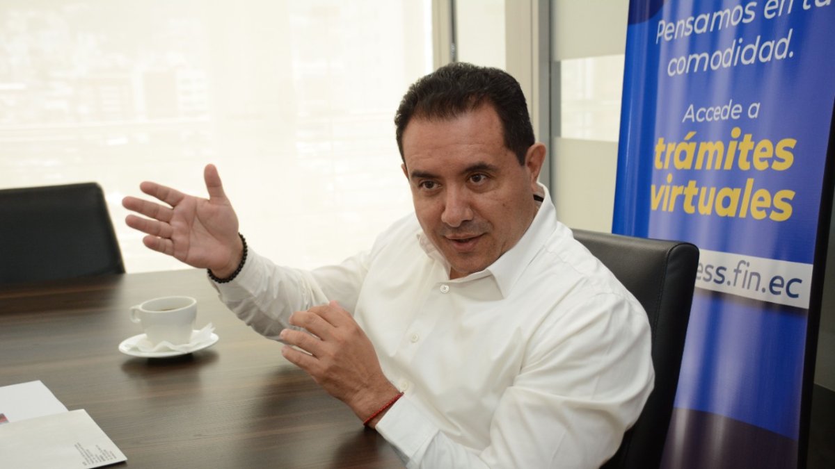 Iván Tobar es gerente general del Banco del Instituto Ecuatoriano de Seguridad Social (Biess).desde noviembre de 2021.