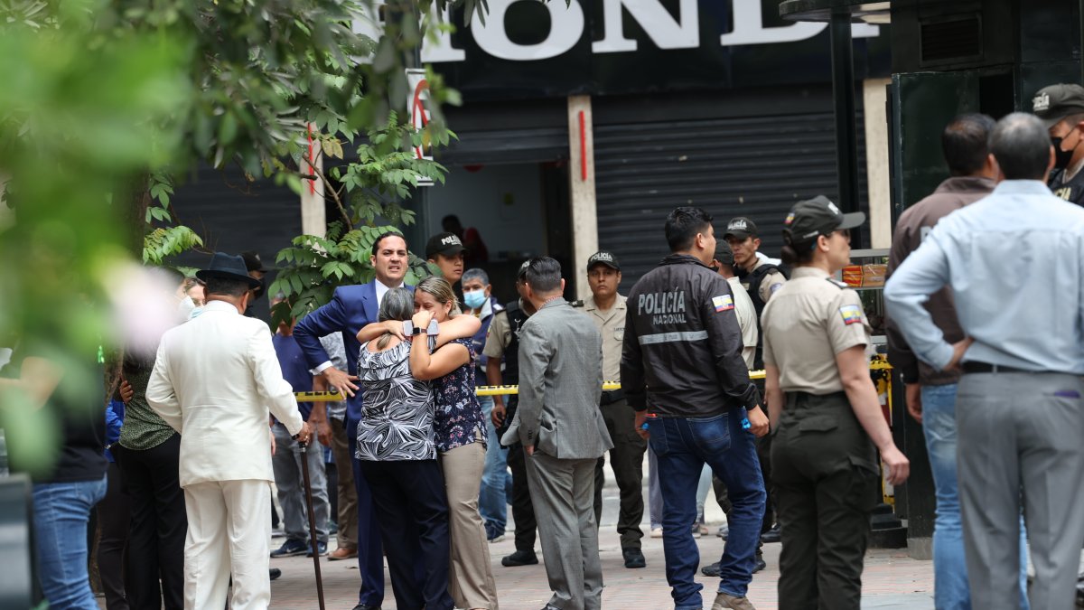 Dolor. El asesinato del fiscal Édgar Escobar consternó e indignó a la vez a sus familiares y compañeros