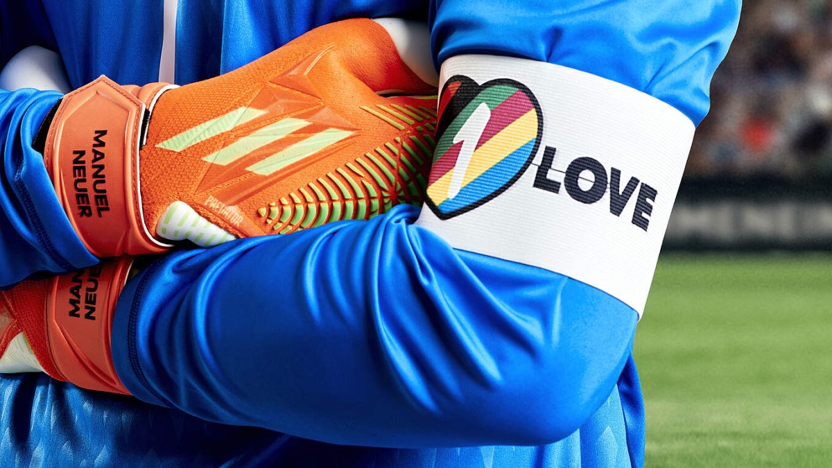La campaña One Love une a varios futbolistas y capitanes, como el alemán, Manuel Neuer.
