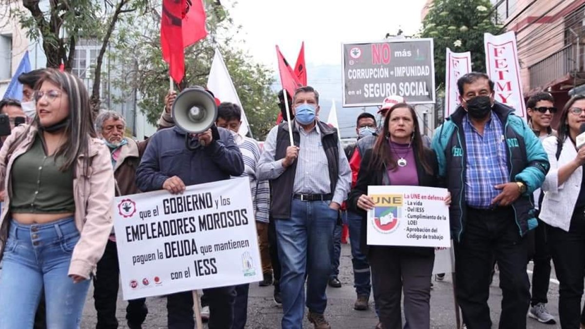 El FUT junto a la UNE y otros grupos aliados se movilizaron el pasado 21 de septiembre en Quito.