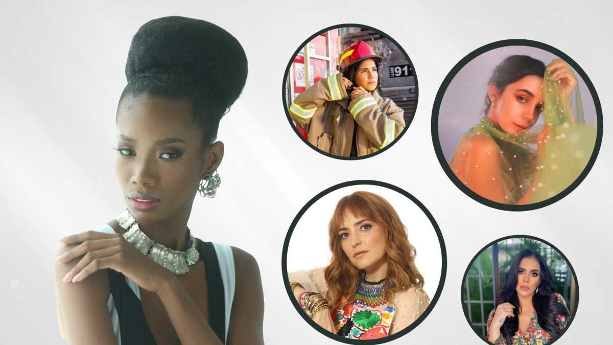 Nayelhi González. Pamela Sambrano, Mirella Cesa, Ceci Juno y Mayra Jaime.