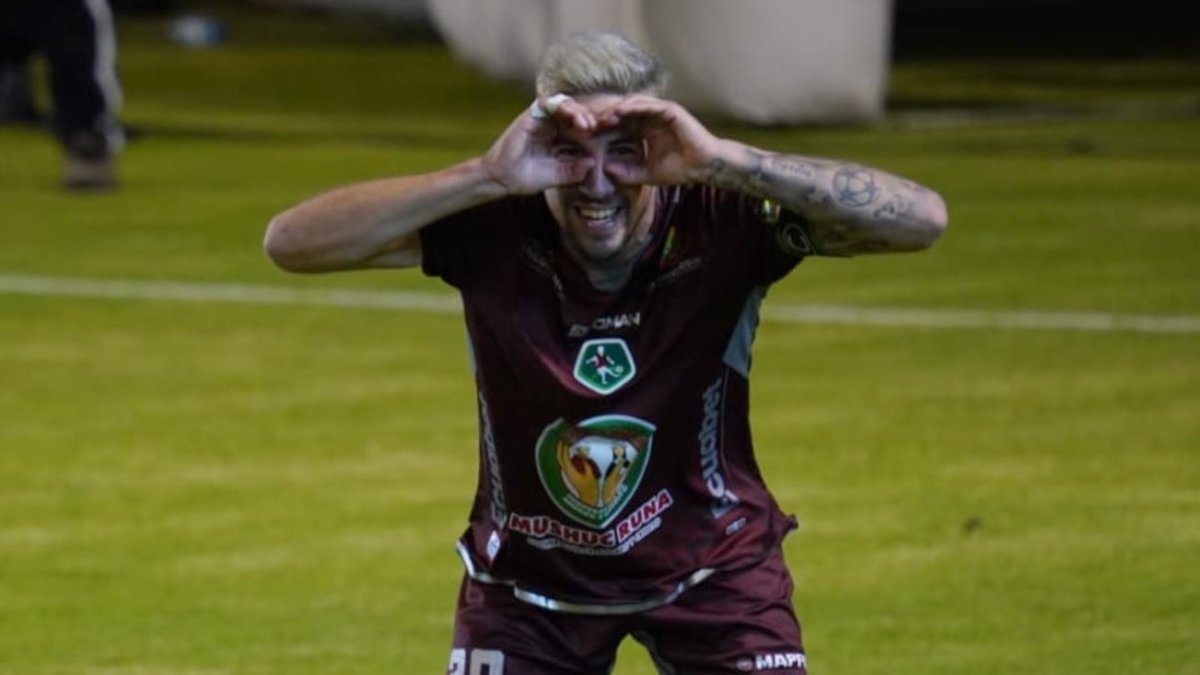 El delantero Santiago Giordana marcó dos goles para Mushuc Runa, la noche de este jueves 22 de septiembre de 2022