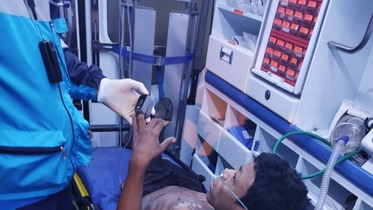 Durán. El individuo fue trasladado a un centro de salud, en Guayaquil.