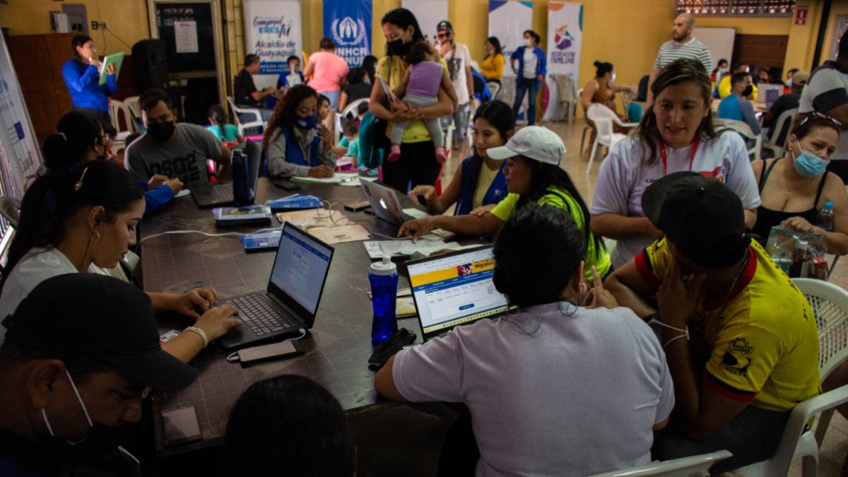 Atención. Migrantes señalan dificultades para inscribir a sus hijos en el Registro Civil.