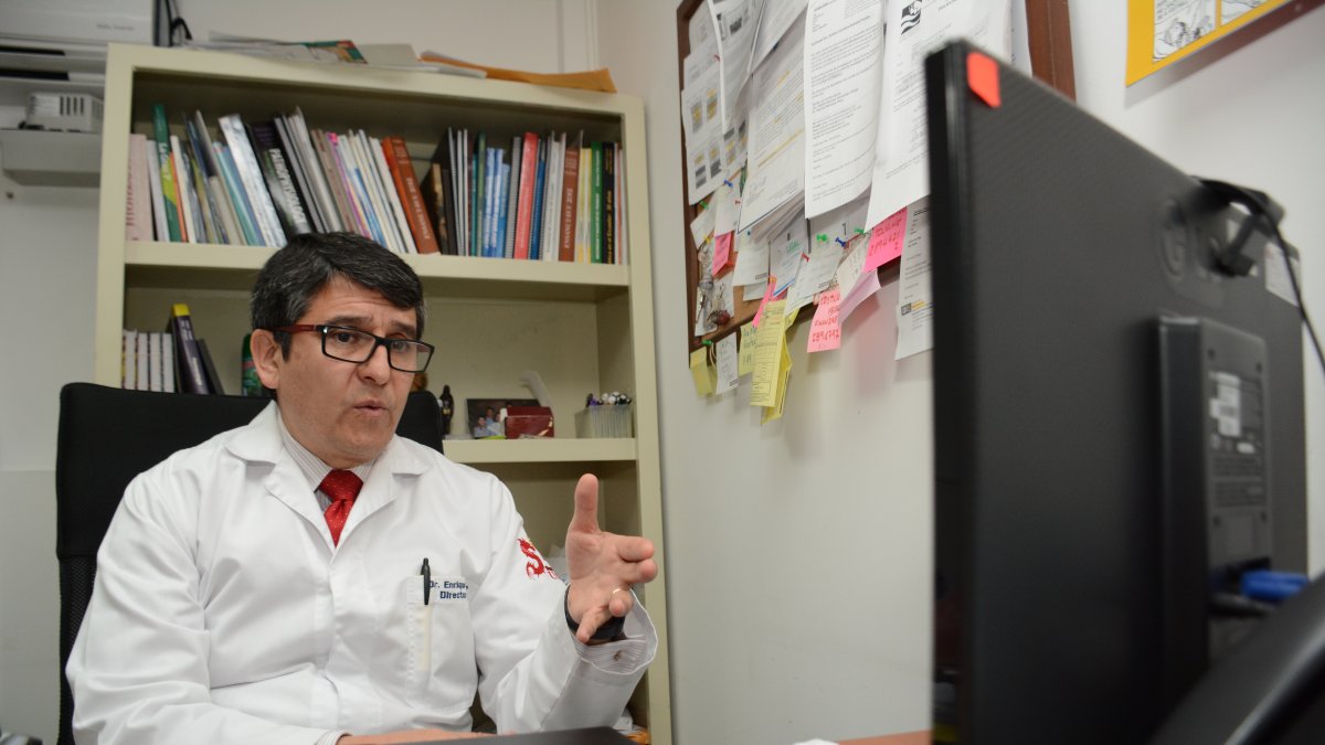 El Dr. Enrique Terán Torres es el nuevo presidente de la Academia de Ciencias del Ecuador. GUSTAVO GUAMAN.