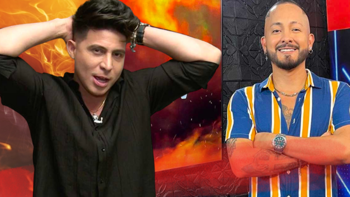 Don Day y Santiago Castro protagonizaron un incidente en el primer programa de Los hackers de la farándula.