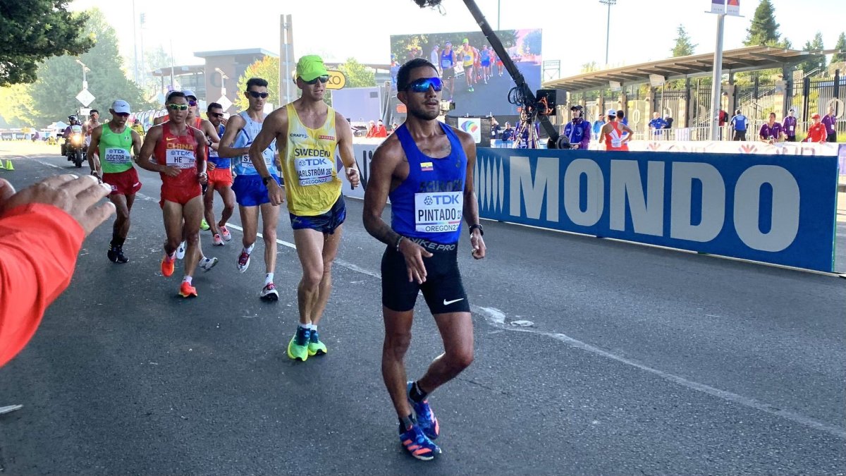 Pintado es uno de los primeros aspirantes a medalla en la marcha que entra a competir.
