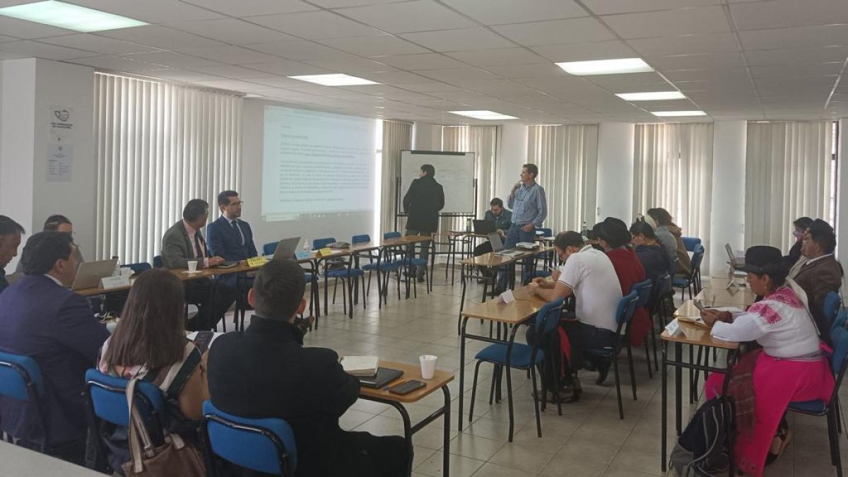 La jornada de las mesas se desarrolla en la Conferencia Episcopal Ecuatoriana en Quoto