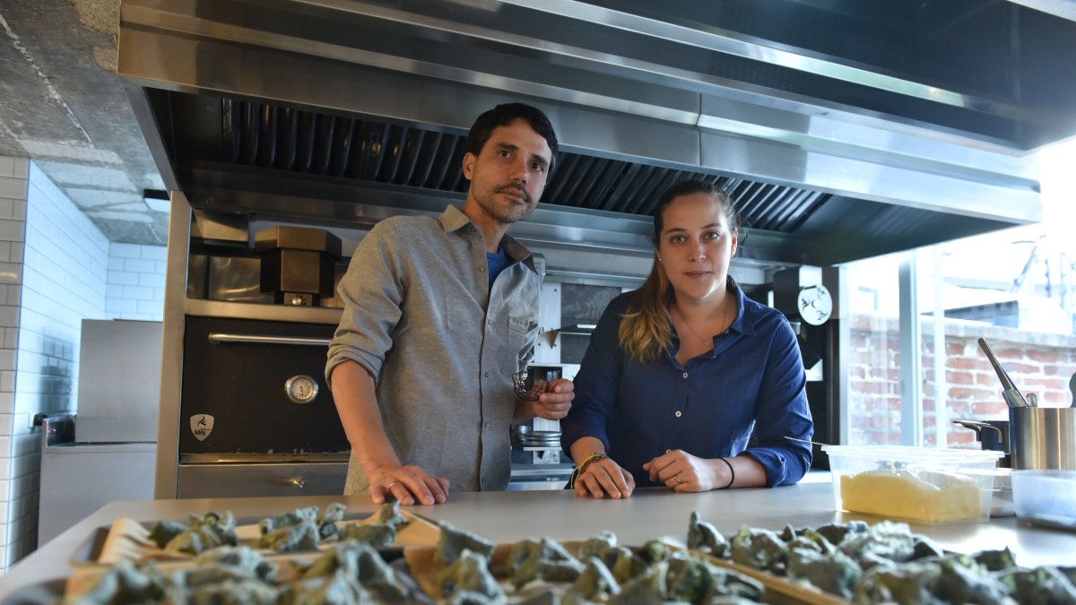 La pareja comparte su amor por la cocina