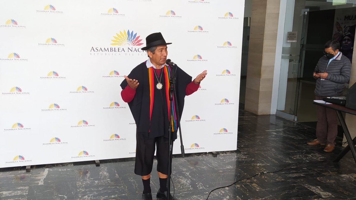 Salvador Quishpe criticó algunas omisiones de las autoridades que comparecieron para explicar sus acciones frente a este femicidio.