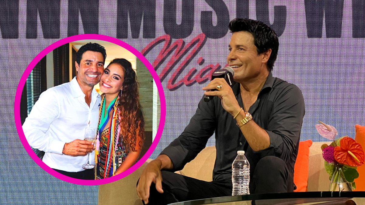 Chayanne y su hija Isadora Figueroa.