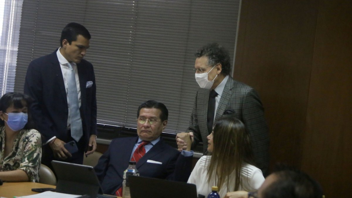 Caso. El excontralor Pablo Celi, en una de las audiencias por Las Torres.