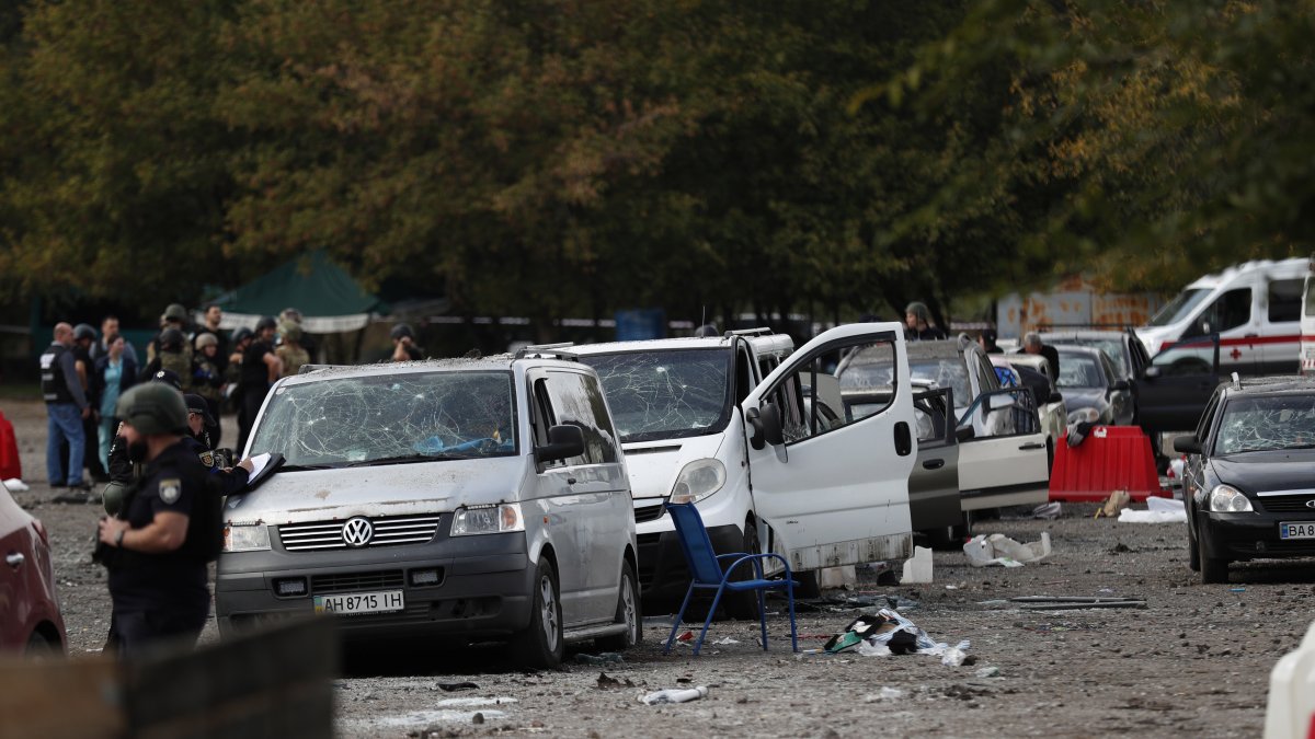 Zaporizhzhia. L las tropas rusas han lanzado el mayor ataque registrado contra objetivos civiles desde el pasado mes de abril.