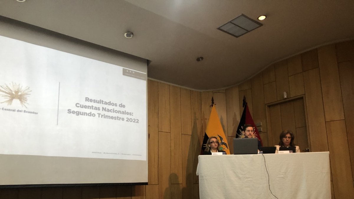 El gerente del BCE, Guillermo Avellán, dio los resultados económicos del segundo trimestre de 2022.