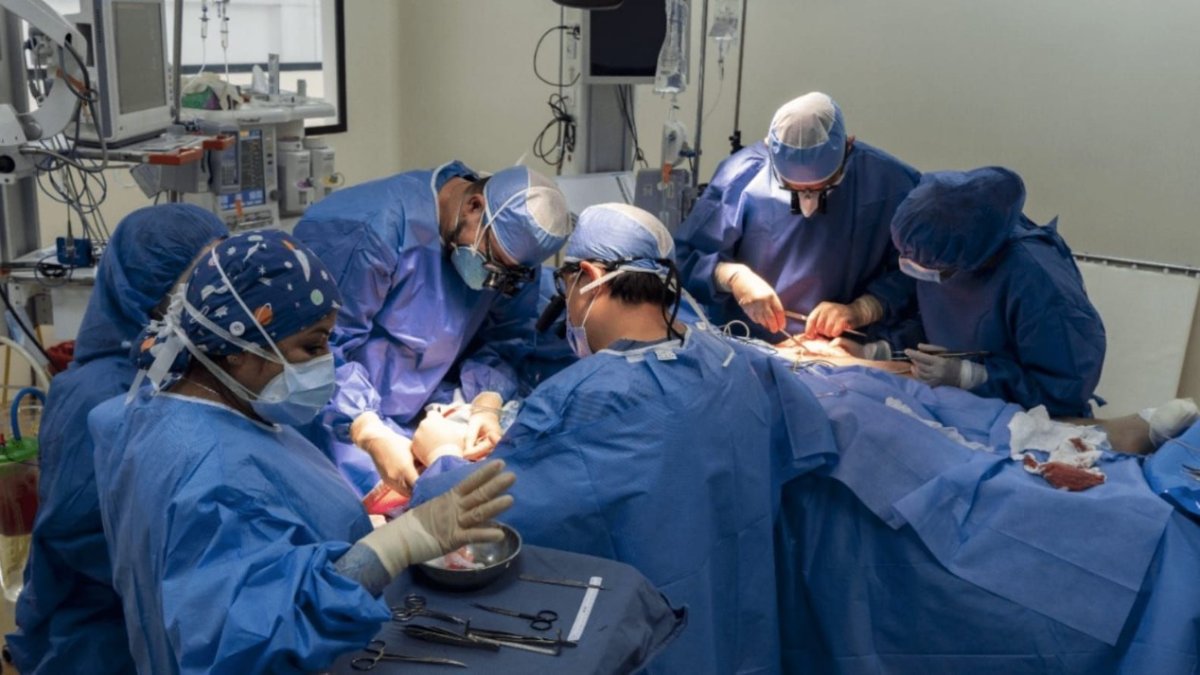 Referencial. Un equipo de médicos cirujanos realiza una intervención a un menor para reimplantarle una mano. Según una publicación de la UNIR, esta es la profesión de más altos ingresos en Ecuador.