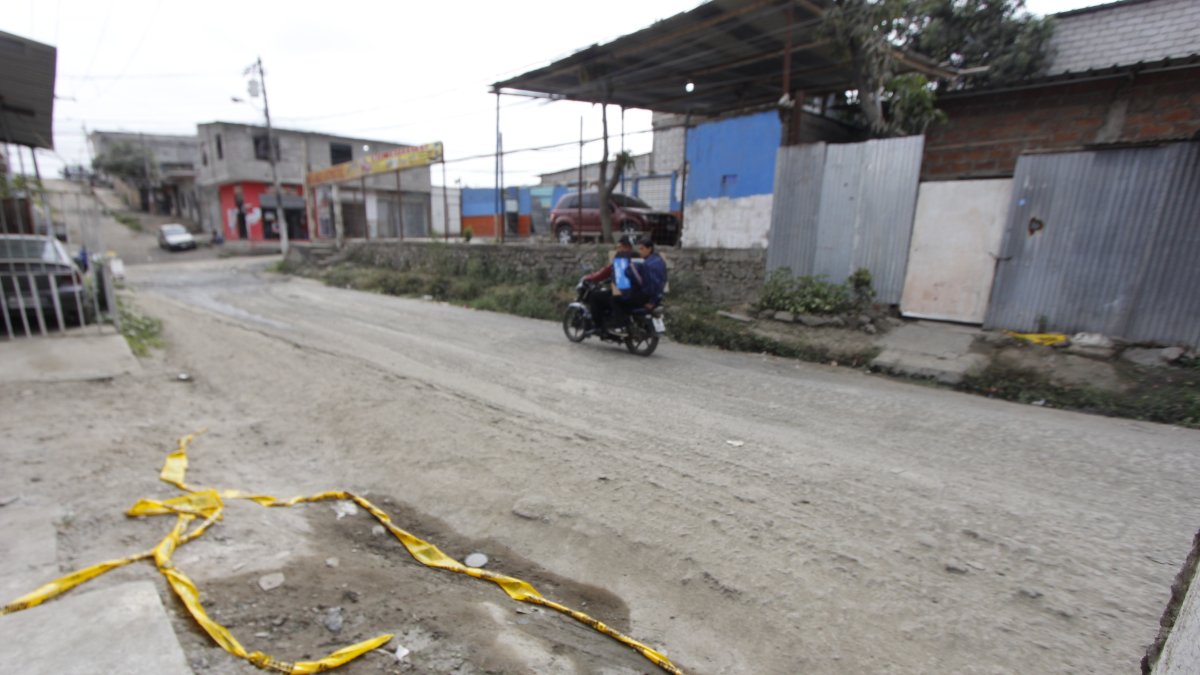 Escena. En la cooperativa Balerio Estacio se cometió un doble crimen.