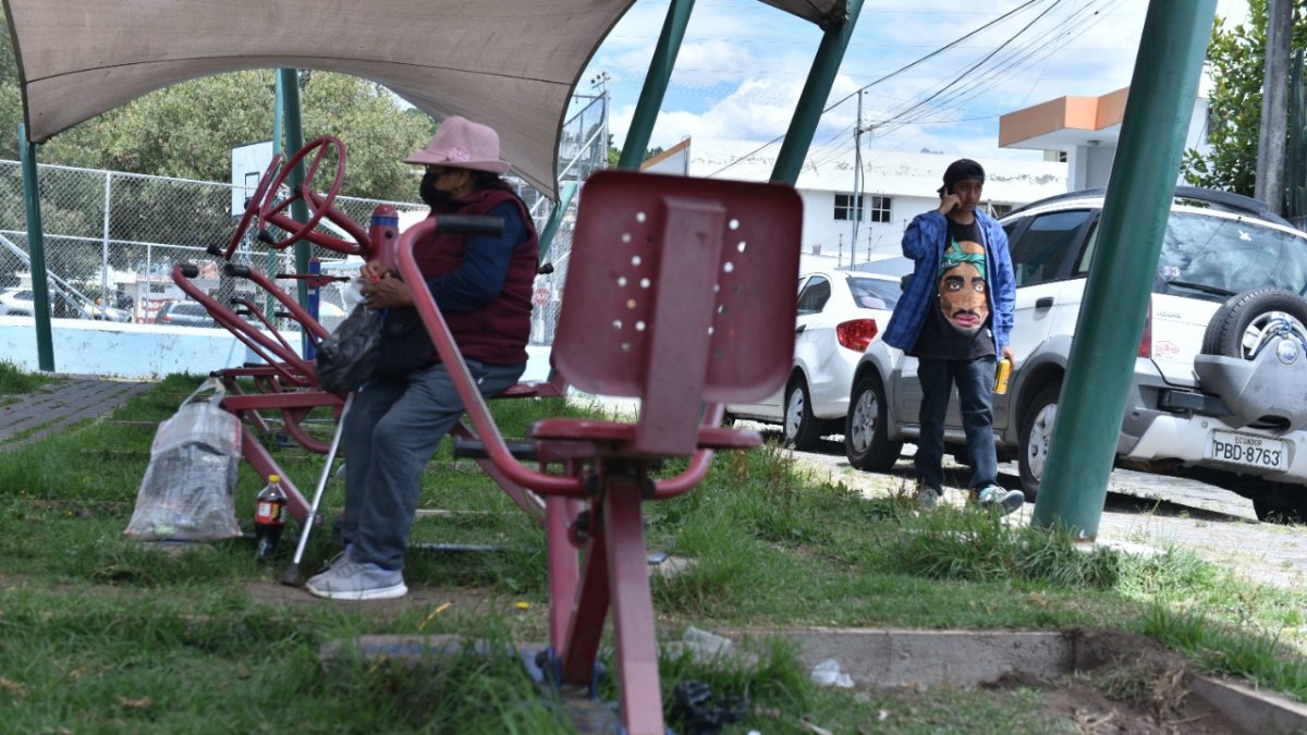 Descuido. A los moradores les toca convivir con la falta de mantenimiento de los espacios verdes