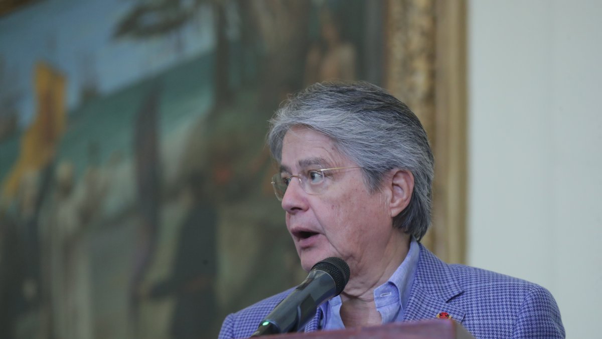 El presidente Guillermo Lasso.
