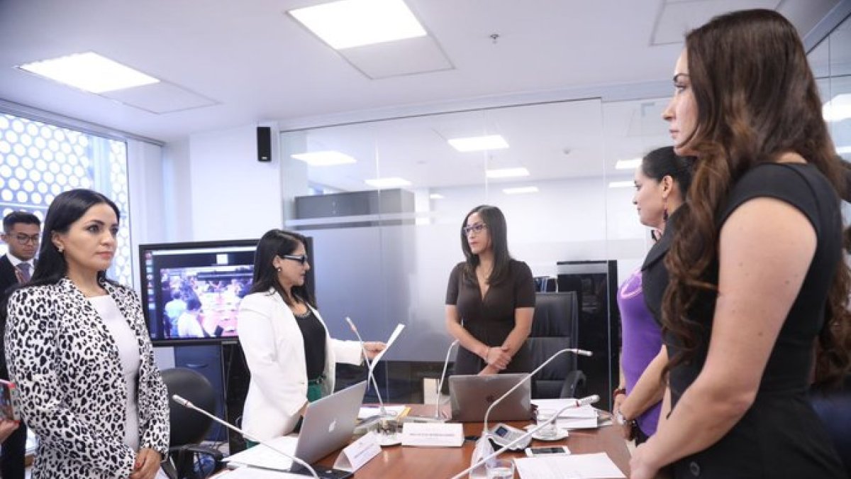 La comisión especializada ocasional que investigará el caso de María Belén Bernal, está conformada por cinco legisladoras.