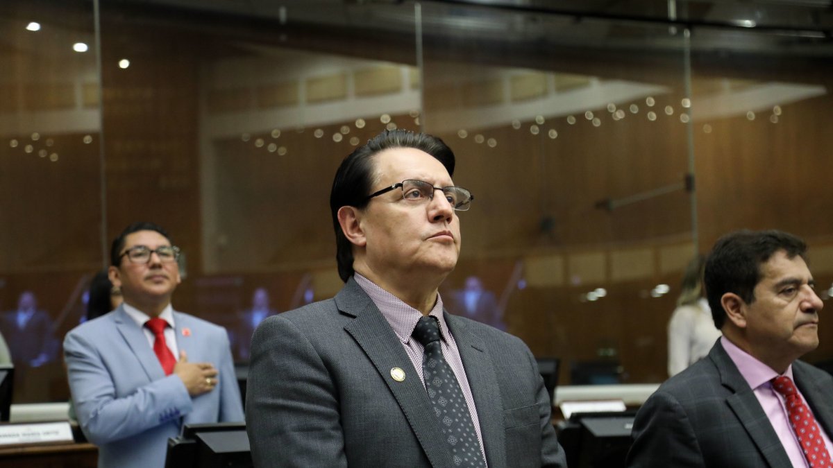 Fernando Villavicencio, presidente de la Comisión de Fiscalización y Control Político.