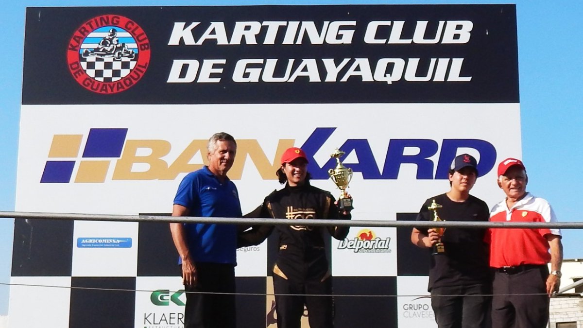 Andrés Gómez, con el título de la quinta válida del Provincial de Karting.