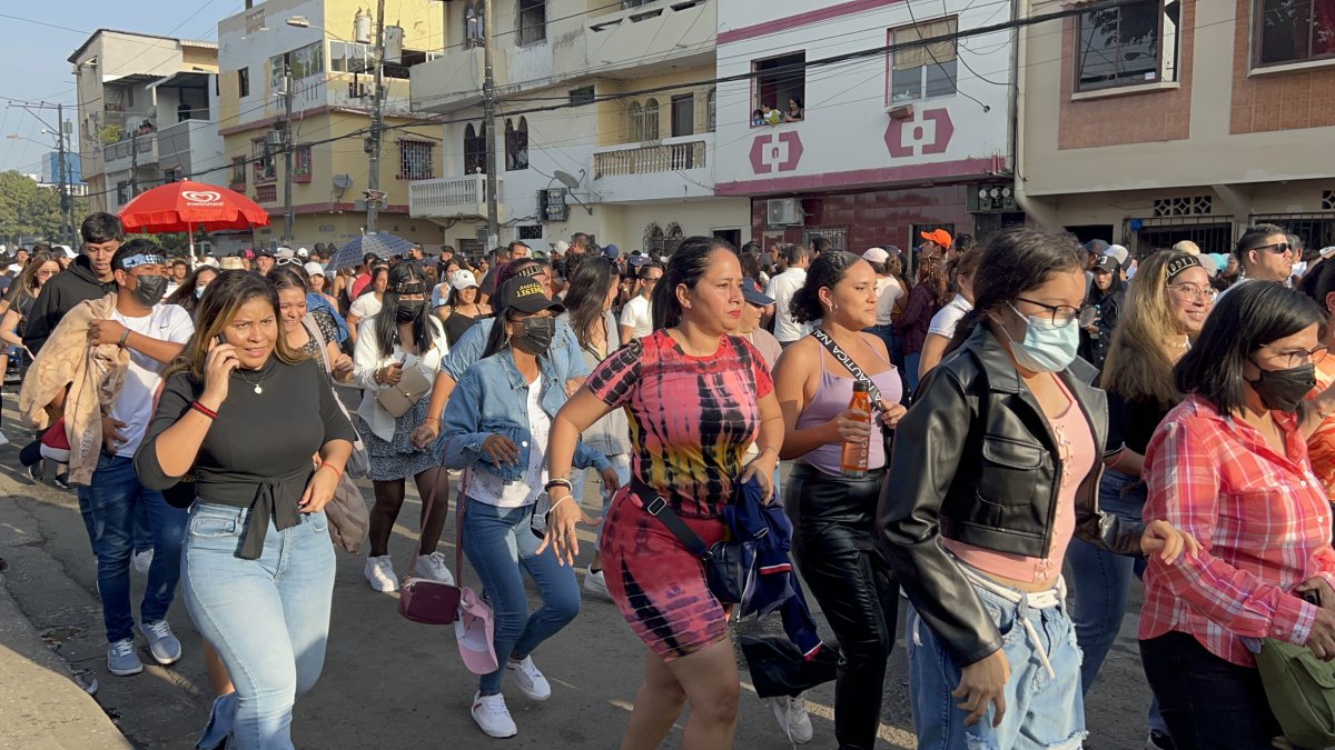 Los asistentes se quejaron de la organización del evento.