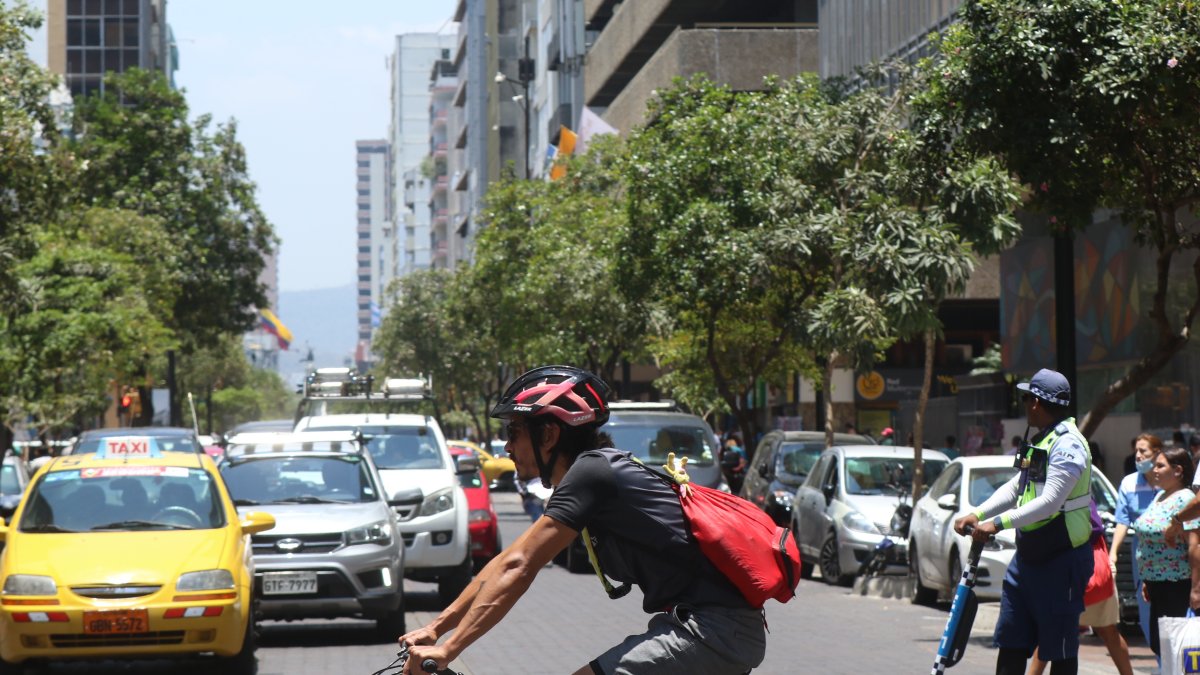 Bulevar. En la avenida 9 de Octubre, por ejemplo, se han puesto en marcha proyectos como la peatonalización, pero sin darles continuidad. Expertos piden retomarlos.