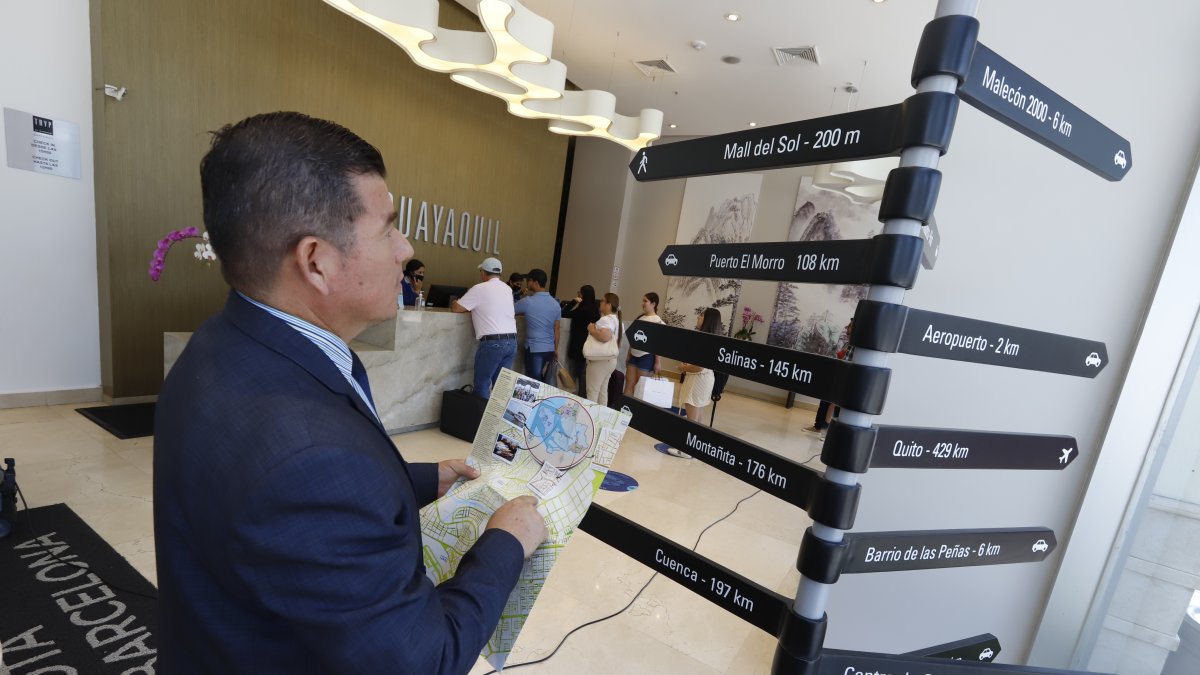 Guayaquil. Hoteles como el Tryp by Wyndham, Hilton Colón, Puerto Pacífico y HM tienen todas las habitaciones reservadas para la semana que es la final de la Copa Libertadores 2022 en Guayaquil.